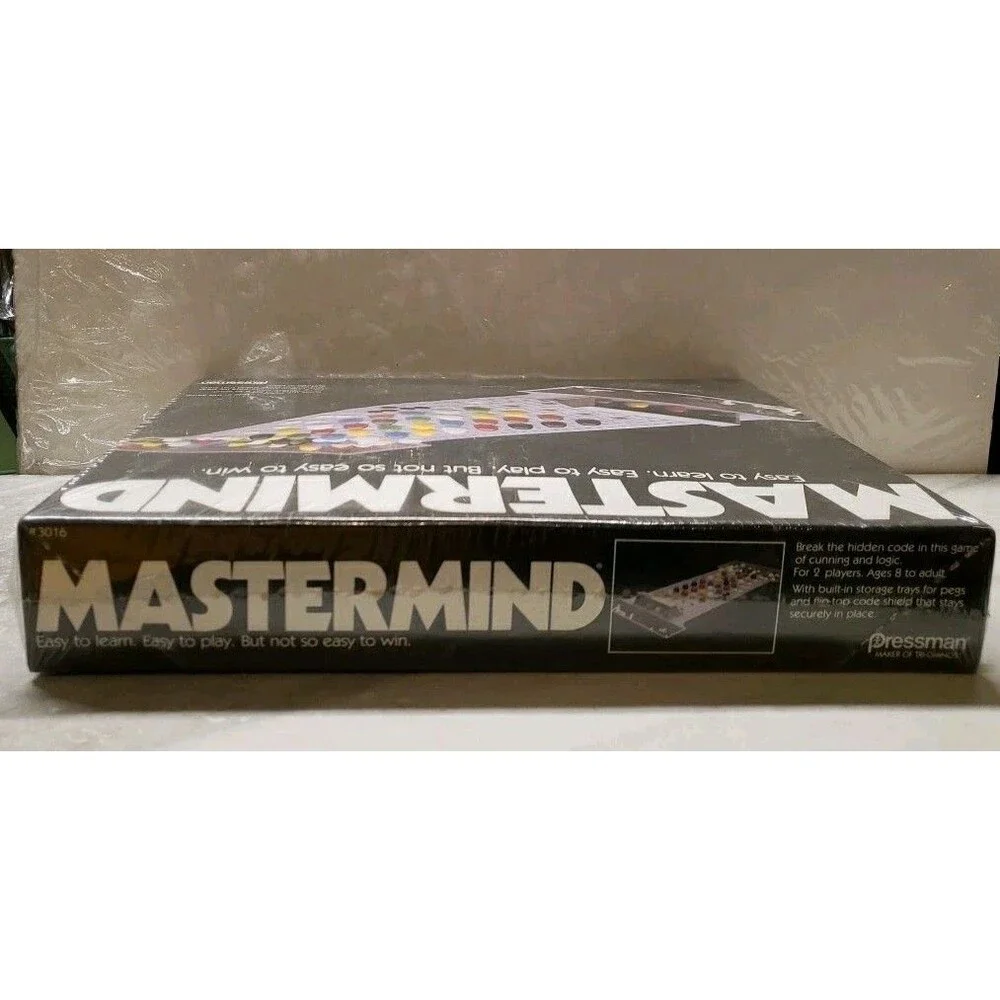 Mastermind Vintage Board Game By Pressman 1981 Brand New Sealed #3016